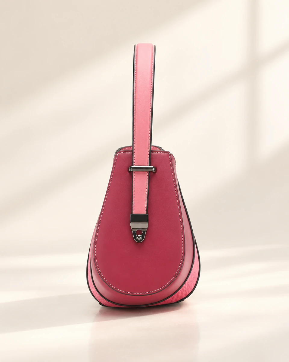 SU QUEENA 2750-1 rose bag teardrop side profile