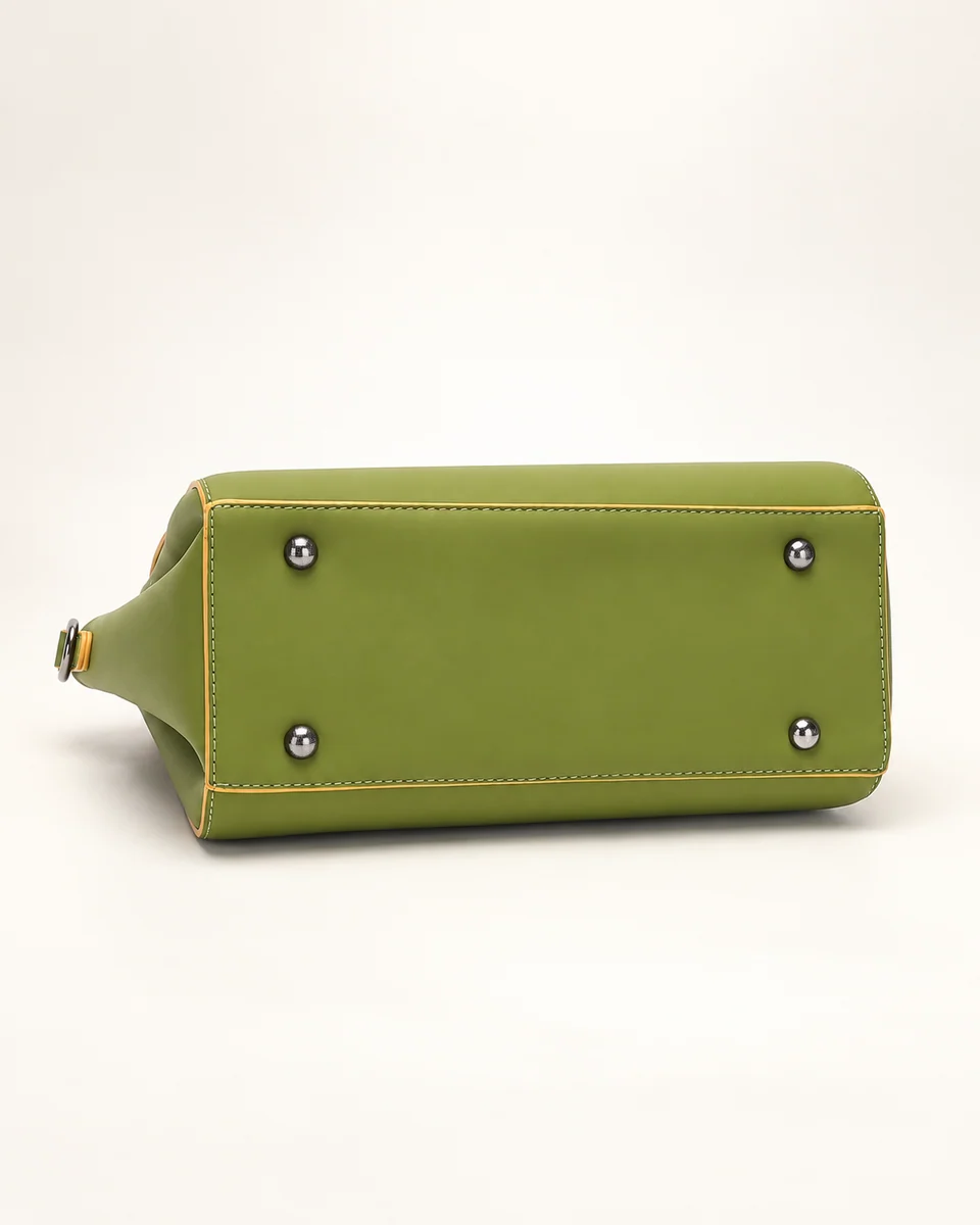 SU QUEENA 3234 olive bag base with four metal feet